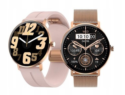 KIANO Watch Venus AMOLED Bluetooth Call IP68 Smartwatch 2 Armbänder Outlet B