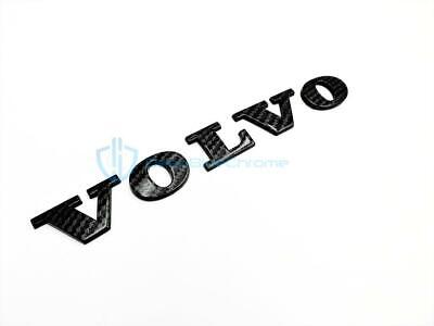 Volvo XC60 XC90 XC70 V70 Black Carbon Fiber Emblem OEM Rear Liftgate Nameplate