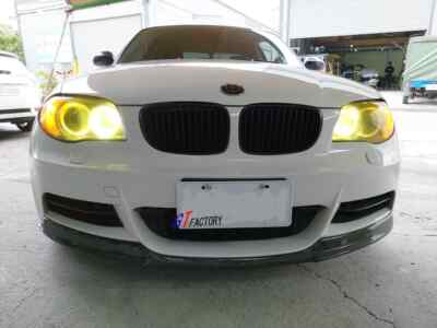 V STYLE CARBON FRONT LIP SPOILER FOR BMW E82 WITH M SPORT BUMPER
