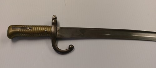 French 1872 Eulle Avril Bayonet Sword with Scabbard