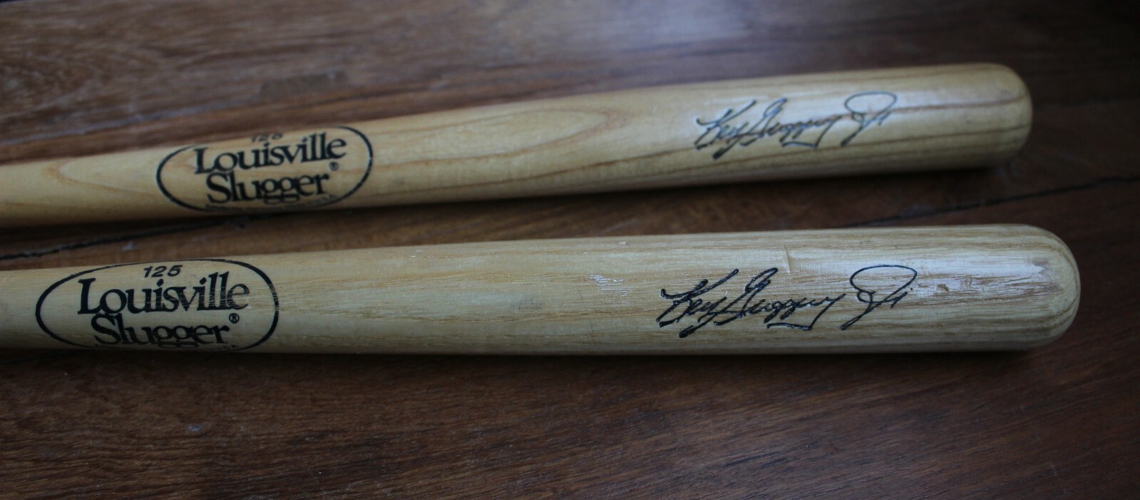 Ken Griffey Jr Louisville Slugger 125 Mini Bats - Lot of 2
