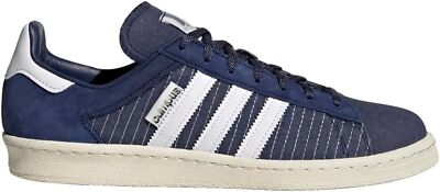 adidas Men's Campus 80s Sneakers, Dark Blue/Cloud White, 7.5