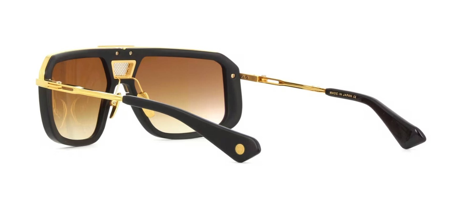 Pre-owned Dita Mach-eight Matte Black Yellow Gold/brown To Clear Gradient (01) Sunglasses