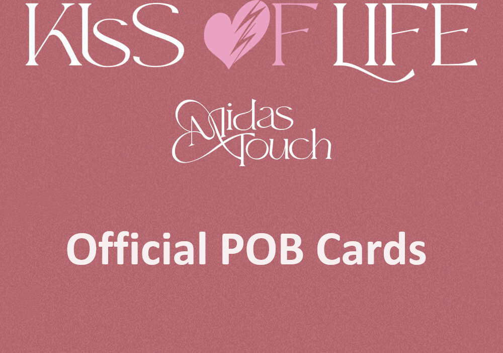 KISS OF LIFE [MIDAS TOUCH] 1st Single Album Offcial POB Card