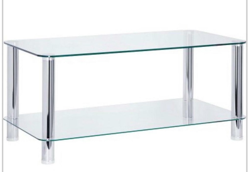 Argos Home Matrix Coffee Table - Clear Glass for sale  Congleton