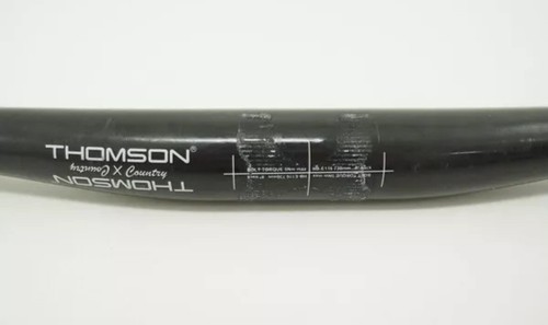 パーツ THOMSON CARBON FLAT BAR X Country 730mm THOMSON CARBON FLAT BAR X Country 730mm