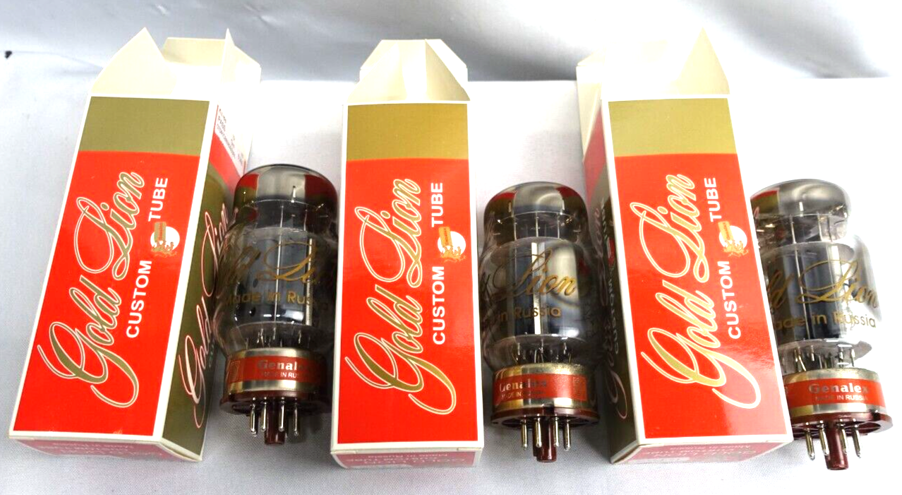 Gold Lion KT88 Genalex Custom Tubes NOS Set Of 3 Russia | eBay