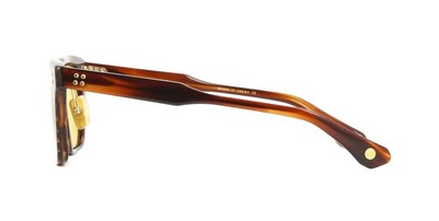 Pre-owned Dita Dts713-a-02 Thavos Chestnut Swirl W Sunglasses In Golden Amber