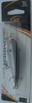 Bomber B07ASI 2-5/8'' Model-A Deep Runner Silver Flash