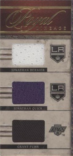 2011-12 Panini Crown Royale - Grant Fuhr Jonathan Bernier Jonathan Quick #10