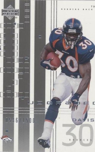 2000 UD Graded Terrell Davis #24