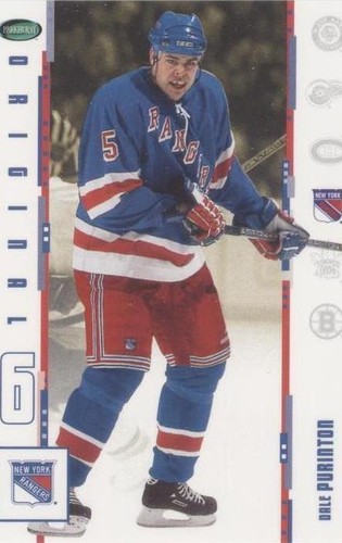 2003-04 Parkhurst Original Six New York Rangers - Dale Purinton #10