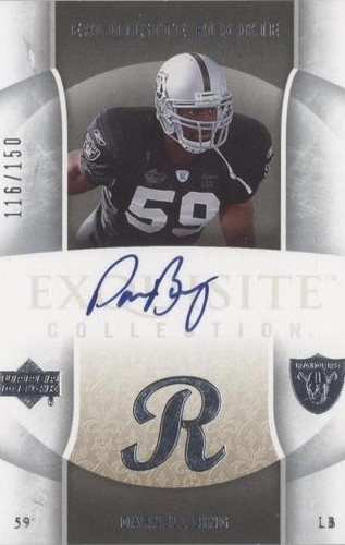 2006 Upper Deck Exquisite Collection Darnell Bing #71