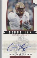 2005 Upper Deck Rookie Debut Craphonso Thorpe #DI-CT