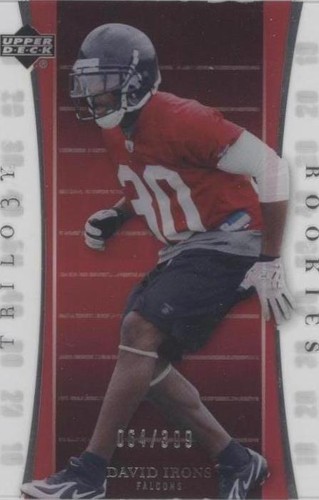 2007 Upper Deck Trilogy David Irons #137