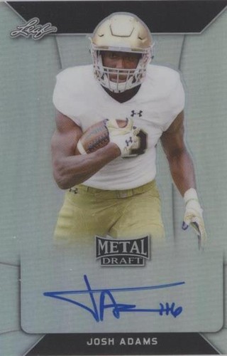 2018 Leaf Metal Draft Josh Adams #BA-JA2