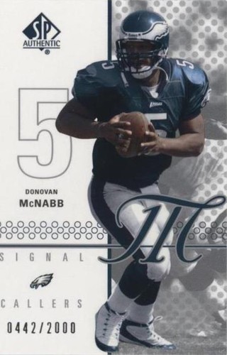 2002 SP Authentic Donovan McNabb #98