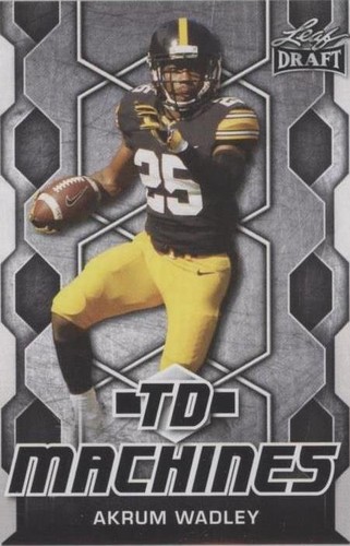 2018 Leaf Draft Akrum Wadley #TD-01