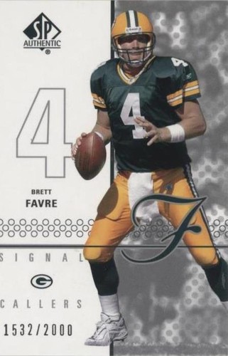 2002 SP Authentic Brett Favre #96