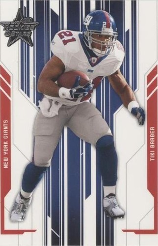 2005 Leaf Rookies & Stars Tiki Barber #63