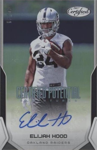 2017 Panini Certified Elijah Hood #CPS-EH