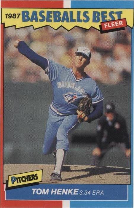 Fleer Baseball's Best Sluggers vs. Pitchers 1987 - Tom Henke #19
