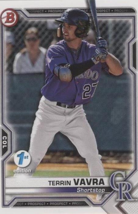 2021 Bowman 1st Edition - Terrin Vavra #BFE-100