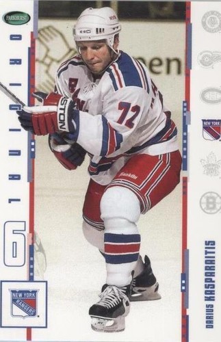 2003-04 Parkhurst Original Six New York Rangers - Darius Kasparaitis #15