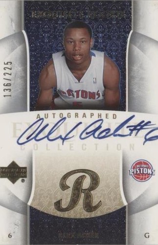 2005-06 Upper Deck Exquisite Collection - Alex Acker #93-AP