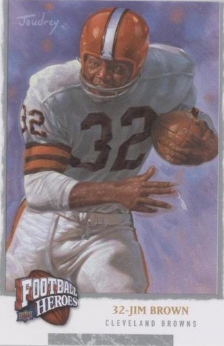 2008 Upper Deck Football Heroes Jim Brown #225