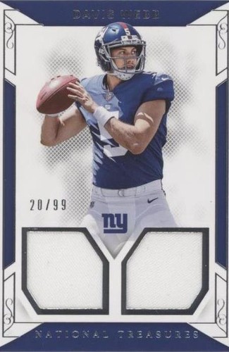 2017 Panini National Treasures Davis Webb #6