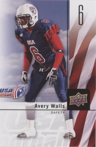2011-12 Upper Deck USA Football Avery Walls #44