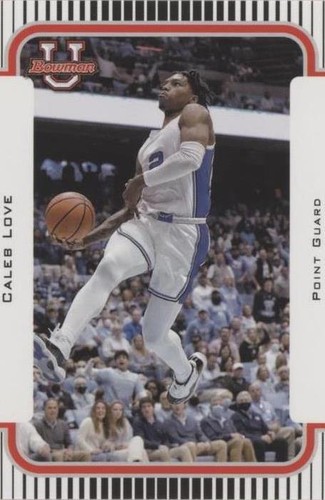 2021-22 Bowman University - Caleb Love #2K3B-22