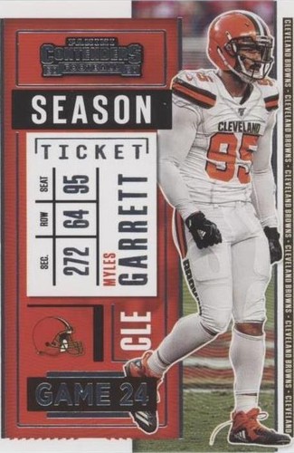 2020 Panini Contenders Myles Garrett #80