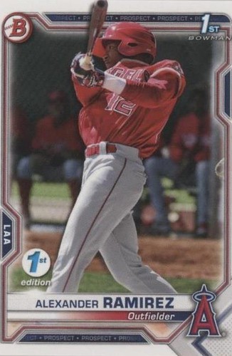 2021 Bowman 1st Edition - Alexander Ramirez #BFE-145