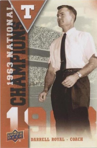 2011 Upper Deck University of Texas Darrell Royal #NC-DR