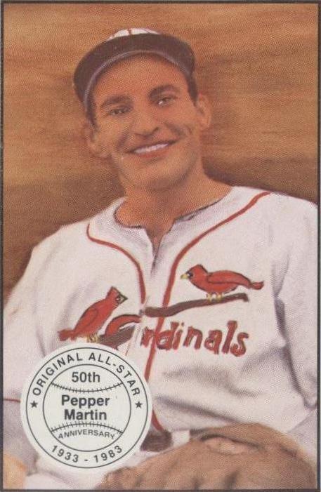 1983 Big League Collectibles Original All-Stars from the Game of the Century - Pepper Martin #23