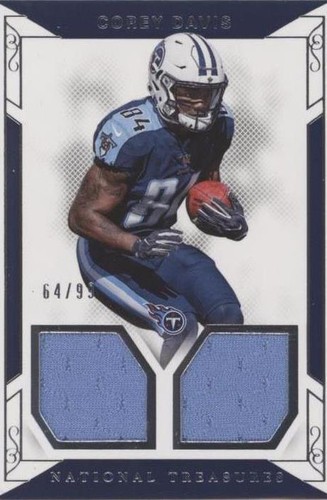 2017 Panini National Treasures Corey Davis #29