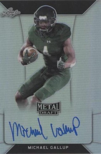 2018 Leaf Metal Draft Michael Gallup #BA-MG1