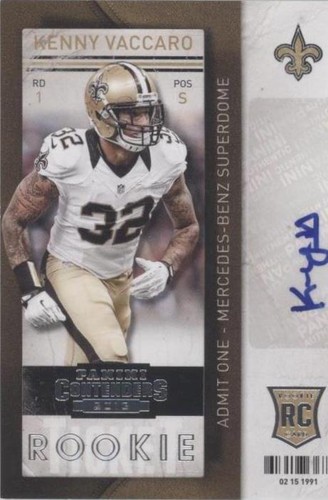 2013 Panini Contenders Kenny Vaccaro #153