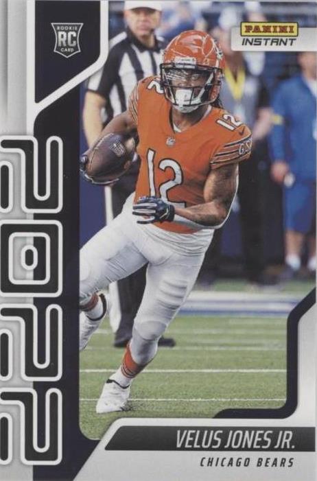 2022 Panini Instant NFL Velus Jones Jr. #Y22