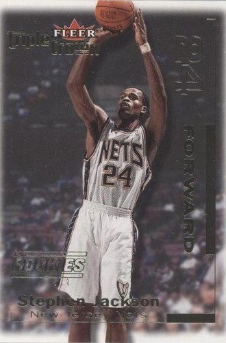 2000-01 Fleer Triple Crown - Stephen Jackson #38