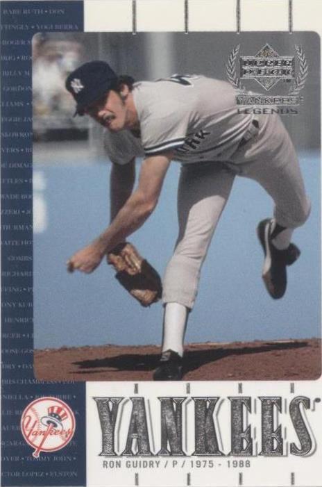 2000 Upper Deck Yankee Legends - Ron Guidry #28