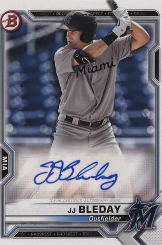 2021 Bowman - JJ Bleday #PAPR-JB