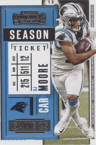 2020 Panini Contenders D.J. Moore #89