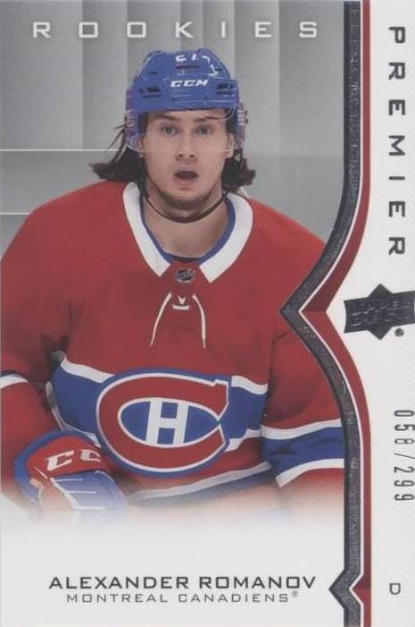 2020-21 Upper Deck Premier - Alexander Romanov #80