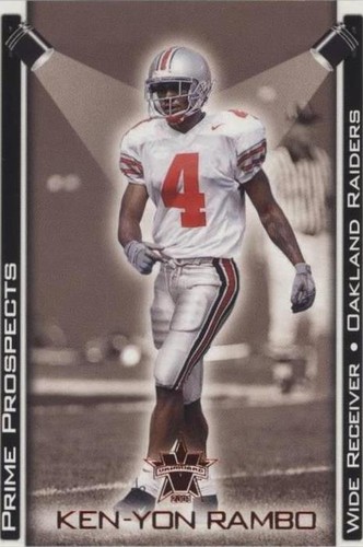 2001 Pacific Vanguard Ken-Yon Rambo #23