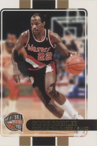 2009-10 Panini Basketball Hall of Fame - Clyde Drexler #21