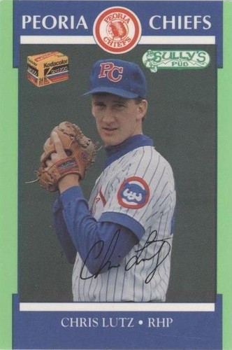 1990 Kodak Peoria Chiefs - Chris Lutz #25