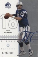 2002 SP Authentic Peyton Manning #104